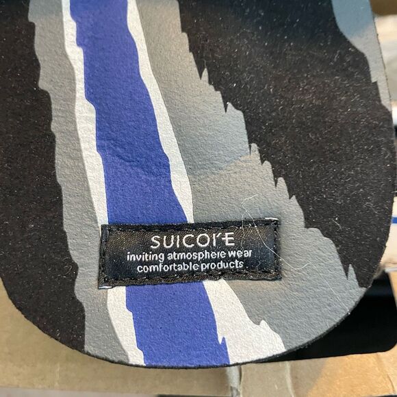 Missoni X Suicoke Collab Moto Slide Sandals White Zig Zag Pattern Slip-On 16 - Picture 12 of 14